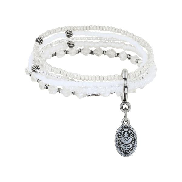 White - Petit Glamour d'Afrique - Konplott bracelet